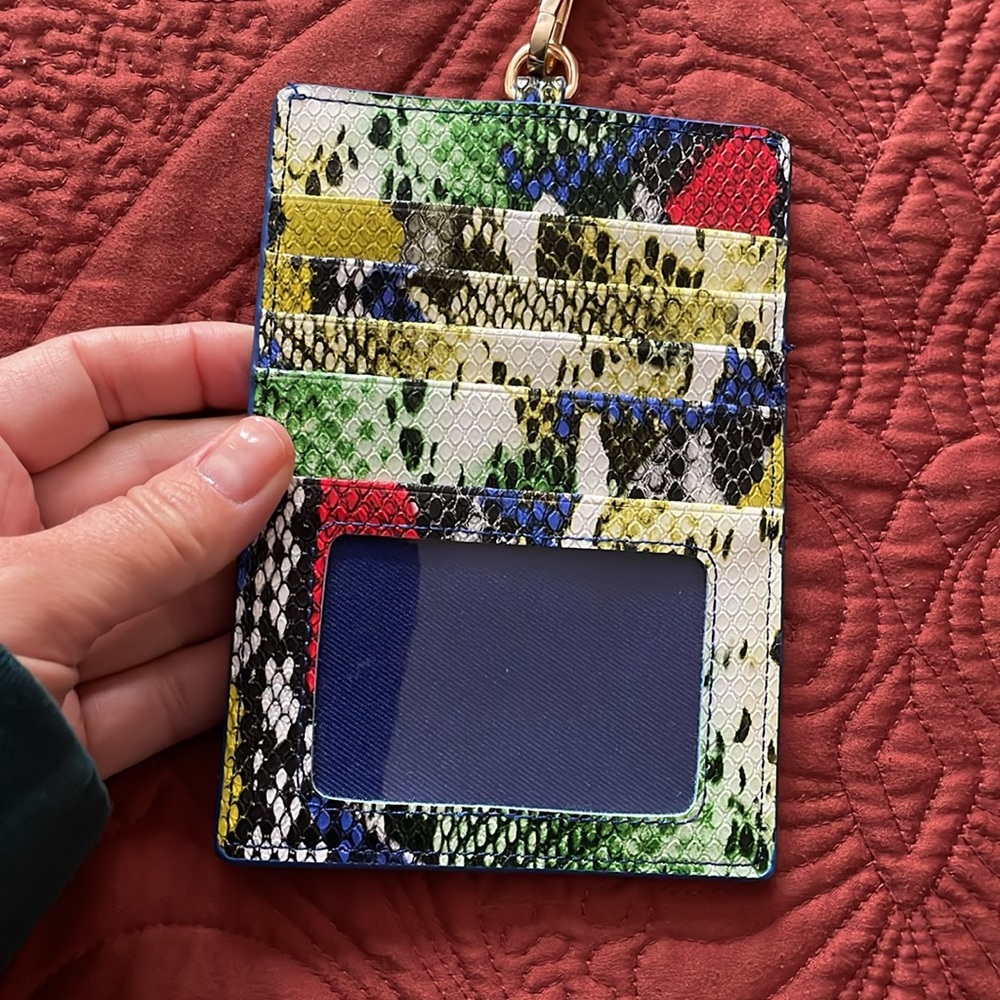 Travel wallet with lanyard - 🐍 skin design